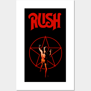rush on Posters and Art